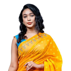 Women’s Half Silk Sharee-22