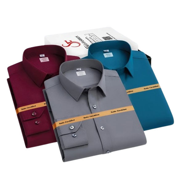 Premium Quality Tripple Formal Full Sleeve Shirt - For Men