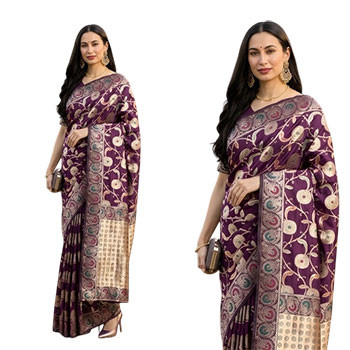 Exclusive Luxury Stylish Glorious Design Sharee With Gorgeous Blouse