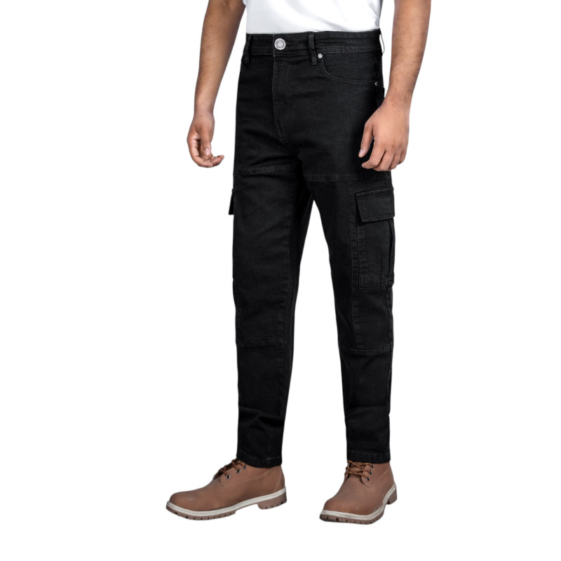 Mens Denim Jeans - Jet Black
