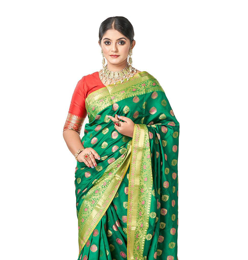 Sophisticated Elegance: Pure Katan Silk Saree for Timeless Style