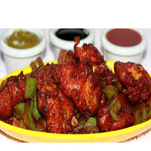 Indian Food:  Chicken Chilli Kasa with Bone -"Roll Xpress"