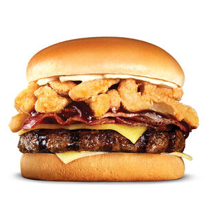Savor the Fusion: Gourmet Smoky BBQ Cheese Beef Burger - A Symphony of Bold Tastes for the Ultimate Burger Experience!