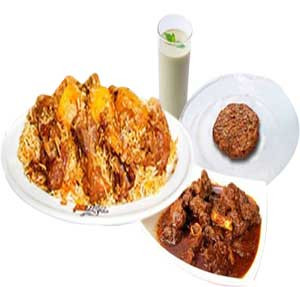 Basmati Kacchi ,Beef Rezala, Borhani & Jali Kebab from Kacchi Dine Chittagong