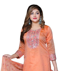 Classic Embroidered Cotton Shalwar Kameez Set