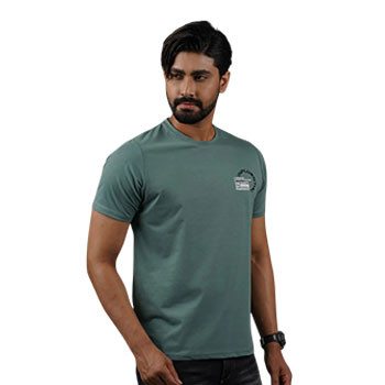 Mercerised Jersey T-Shirt For Men -1