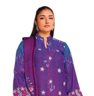 Pakistani Embroidered Printed Bana Dora Lawn Unstitched 3Pcs(7)