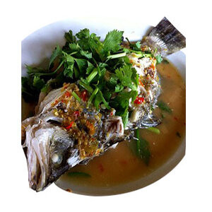 Whole Sea Bass W Chili & Lemon Sau
