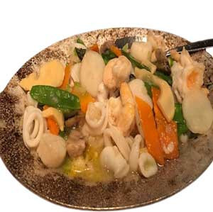 Sizzling Seafood Platter from Red Snapper Restaurant Chittagong