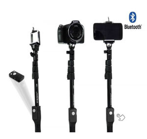 Gadgets Tripod - YT-1288 Extendable Selfie Stick Handheld Monopod Tripod With Shutter Release
