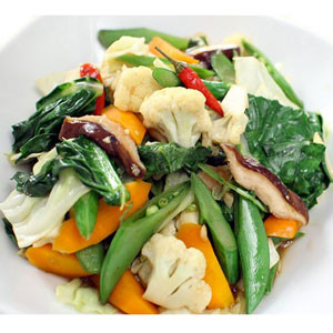 Chinese Food:  Prawn - THAI MIXED VEGETABLE  From - "Sung Garden"