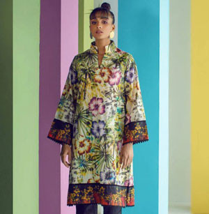 Image Digital Printed Stitched Kurti