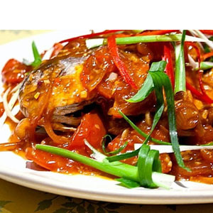Chinese Food: Fish - THAI FRIED POMFRET From - "XinXian"