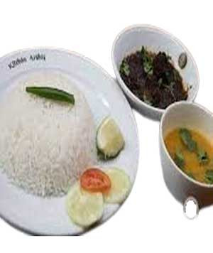 Beef Kala Vuna with Rice Including Dal  Delight from Panch Bhai Restaurant, Sylhet