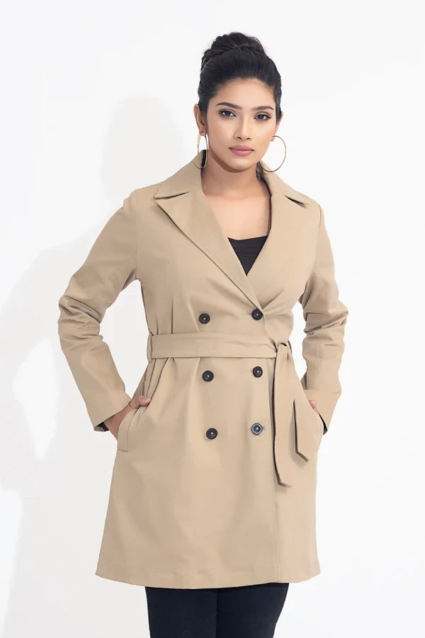 Women's Trench Coat Send Women Hudi Gift to Bangladesh - Main Image