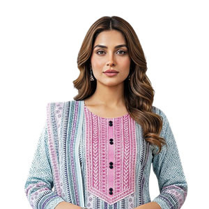 Shalwar Kameez - Embroidered Cotton Shalwar Kameez-5