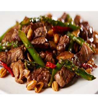 Chinese Food : Sze Chuan Style Beef Steak From - "4 Seasons"