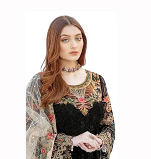 Pakistani Designer Party Wear Suit For Women