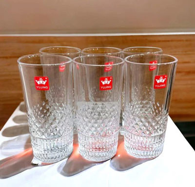 Household -  Dining  - 6 Pcs Water Juice Glass Set