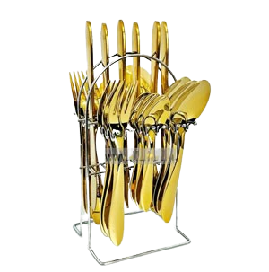 24 Pcs Stainless Steel Cutlery Set with Stand RH2297