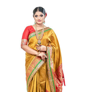 Sophisticated Elegance: Pure Katan Silk Saree for Timeless Style