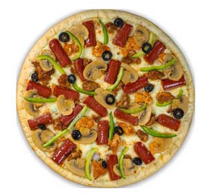 Sausage Carnival Pizza From Pizza King
