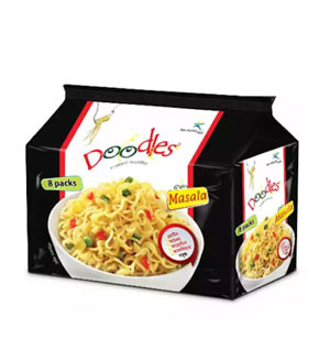 Groceries - Noodles & Pasta - Doodles Instant Masala Noodles (8 packets) | 496 gm