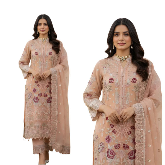 Women Dress - Georgette Party Wear Salwar Kameez -6
