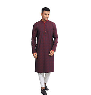Mens Premium Jacquard Panjabi - Marwat