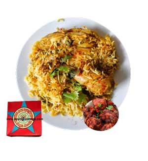 Star Chicken Biriyani Half Plate with Chicken Masala