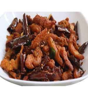 Chinese Food: Dry Red Chili Chicken From -"Chilis"