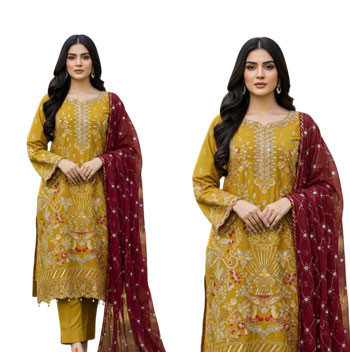Women Dress - Georgette Party Wear Salwar Kameez