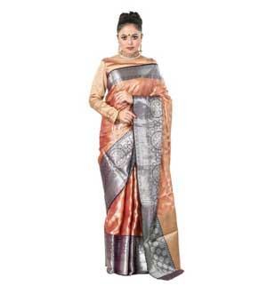 Kora Muslin Weaving Sharee: Classic Sophistication