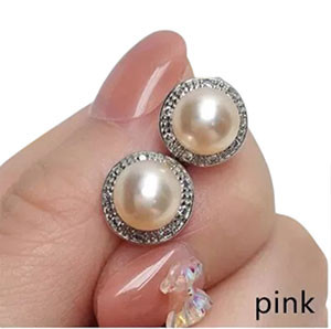 Earring Tops -  Pearl Stud Earring – Sterling Silver Jewelry Vintage Style