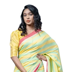 Women's Sharee - Cotton sharee features Handloom