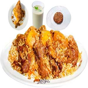 Basmati Kacchi ,Chicken Roast, Borhani & Jali Kebab from Kacchi Dine Chittagong