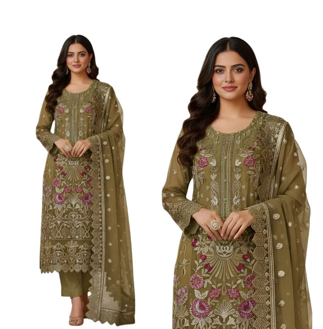 Women Dress - Georgette Party Wear Salwar Kameez -4