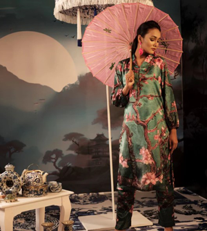 Classic Charm: Women's 2 Piece Salwar Kameez Set