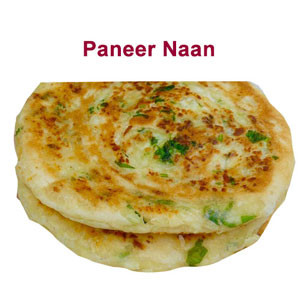 Indian Food: Paneer Naan-2pc "Indian Kitchen"