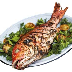 Whole Grilled Fish Platter from Red Snapper Restaurant Chittagong