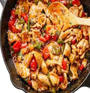 Chicken with Capsicum & Oyster Sauce from Pitstop Restaurant Chittagong -