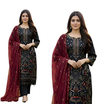 Women Dress - Georgette Party Wear Salwar Kameez
