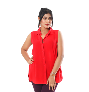 Bold and Beautiful: Women's Western Red Tops