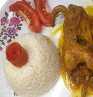 Kuyel Pakhi with Rice Including Dal Delight from Panch Bhai Restaurant, Sylhet