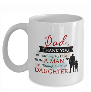 Father's Day Special Gift Mug -  Dad Thank You