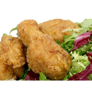 Chinese Food:  ChIcken FRIED SPRING CHICKEN 6p  From - "Sung Garden"