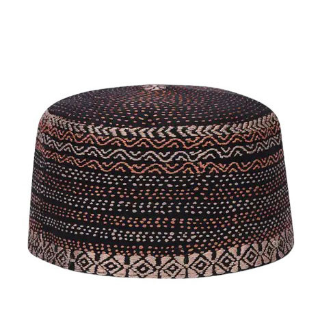 Islami Gifts - Black Embroidered Poplin Tupi