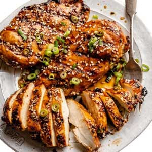 Grilled Chicken with Sesame Sauce from Barcode Cafe  Chittagong